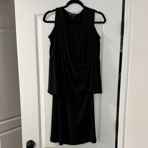 INC International Concepts Black Long Sleeve Dress